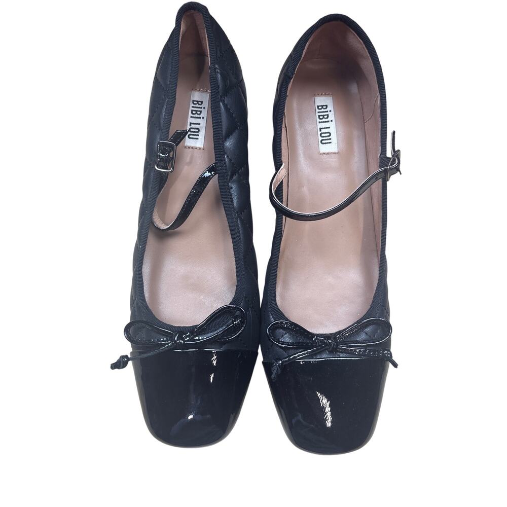 Bibi Lou Quilted Mary Jane Ballet Flats